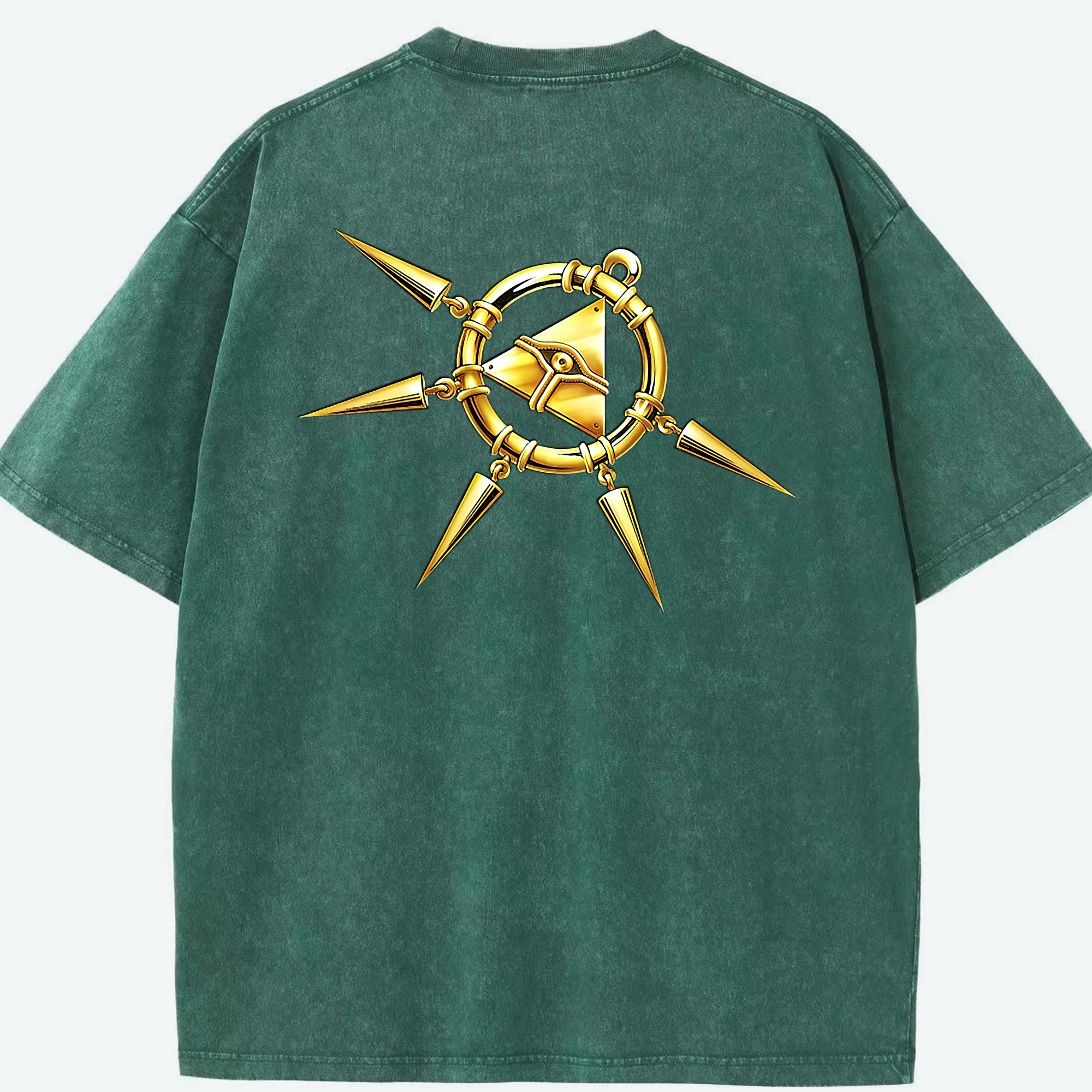（画像用） 遊☆戯☆王 Yu-Gi-Oh! 綿100% ヴィンテージ風 半袖Tシャツ（背面プリント）
